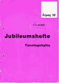 Jubileumshefte for tannlegehytta 1980